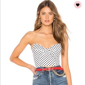 Sexy cropped corset top by the brand By the way.